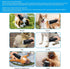3 Pack 10# Detachable Pet Dog Grooming Ceramic Blades, Compatible with Andis, Oster A5, Wahl KM-10 Series, Size #10