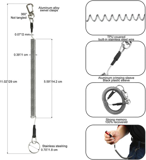 Fly Fishing Tools Kit and Accessories Combo, Quick Nail Knot Tying Tool, Hook Remover Forceps, Pliers