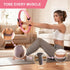 Womefic Set 5 Set Pilates Ring and Ball for Women, Home Workout Pilates Kit, Magic Circle Hoop with Resistance Bands