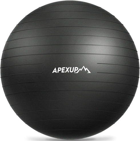 APEXUP Yoga Ball Exercise Ball Anti Slip Heavy Duty for Fitness, Balance