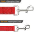 Joytale Double-Sided Reflective Dog Leash, 6 FT/5 FT/4 FT, Heavy Duty Padded Handle Nylon Leashes for Large Dogs, Red