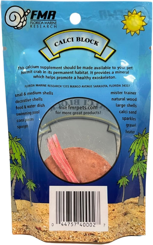 Set, 3 Pack Needzo Hermit Crab Calci Food Block, Treat and Calcium Supplement Keep Your Pet Healthy All Natural