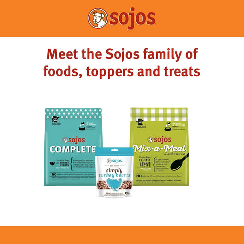 SOJOS Complete Beef Recipe Dehydrated Dog Food, 1.75 lb, Yellow