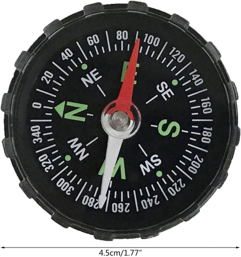 ZHIZHOUNEY Waterproof Clear Cover Mini Sighting Compass Navigation Compass - Lightweight, Compact, Outdoor Enthusiasts