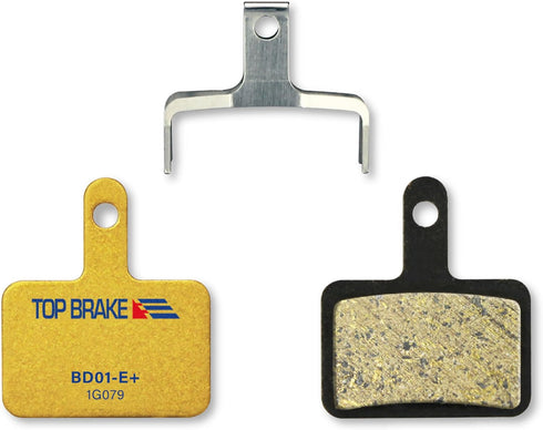 TOP BRAKE Disc Bike Brake Pads Compatible with Shimano Deore M515 M525, MTB/eMTB/Gravel/Cross-Country