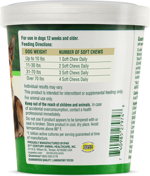 PetNC Natural Care Liver Flavor Pre & Probiotic Soft Chews for Dogs - 120 ct (Pack of 1) (Packaging may vary)