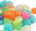 Glow in The Dark Pebbles, Decorative Glow Stones for Fish Tank Aquarium Gravel, DIY Garden Gifts Decoration (Big Size,