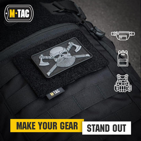M-Tac Loop Tactical Morale Patches Board - Molle Attachment 4.5 x 3.5, Black