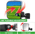 Golf Cart Side View Mirrors with Turn Signal Light - No Drilling Foldable Mirrors Compatible with Ezgo Yamaha ICON Club
