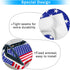 YOKYHOM Golf Cart Seat Covers American Flag Design Towel Blanket for 2-Seat Golf Carts, 100% Microfiber