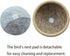 FOIBURELY Bird Nest for Canary Finch Parrot – Felt Nest 4.5 Inches