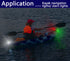 6Pack Amzonly Kayak Lights for Night Kayaking- Battery Operated Navigation Lights for Boat, Jet Ski, Dinghy and Paddle