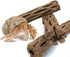 SunGrow 3 Pcs Hermit Crab Woods Climbing Logs & Chews, Long Dried Aquarium Décor Keeps Hermies Active