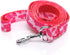 Heavy Duty Dog Leash, 4 FT/6 Feet Long, 1 Inch Wide, Nylon Camouflage for Small and Medium Dogs (5 FT, Red)