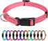 TagME Reflective Nylon Dog Collars, Adjustable Classic Dog Collar with Quick Release Buckle for Extra Small Dogs, 5/8"