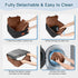 30lbs,Ultra Bottom,2 WOOAIDAGG Dog Car Seat for Small Dogs Under Soft Fabric & Memory Foam Pet Travel Car Bed,Washable