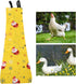 Pssopp Pet Chicken Diapers, Washable Poultry Cloth for Goose Duck Hen Chicken, Yellow Christmas S