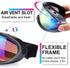 Ski Goggles Pack of 2 for Kids, Youth, Boys & Girls, Men, Snowboard Goggles