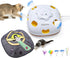 ORSDA Cat Toys, 4in 1 Interactive Automatic Indoor Cats Toy with 8 Holes Mice Whack-A-Mole, Hide and Seek Smart Motion