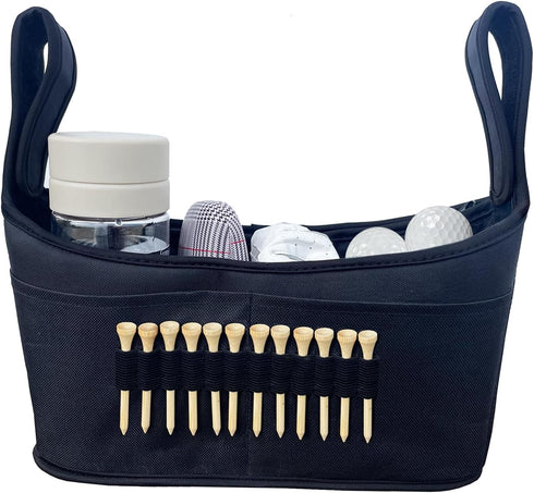 Golf Push Cart Storage Organizer Bag, Accessory Pouch for Golf Push Cart
