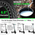Solid Tire Compatible with Xiaomi M365 / Gotrax GXL V2, 8.5 inches Solid Tires Explosion Proof Tire for Xiaomi Mijia M365 and GOTRAX GXL V2 Electric Scooter (1 PCS) by BANGTING