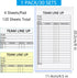 XUEJITECH 4-Part 150 16 Baseball/Softball Lineup Cards, Carbonless Copies with Tearing Line, Games with Player Roster