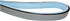 Leather Braided Dog Leash with Padded Handle, 4ft. x 1/2 Inch, Grey and Blue
