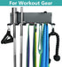 Home Gym Storage Rack, Barbell Rack Weight Room Organizer for Gym Accessories like Fitness Bands and Resistance Bands