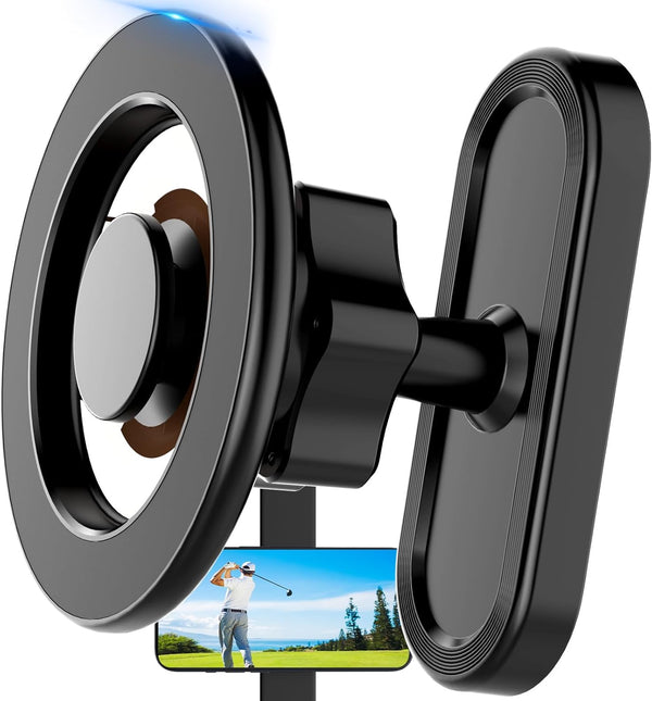 LOERUMG Magnetic N56 Golf Cart Phone Holder, Compatible with MagSafe iPhone 17/16/15/14/13 Pro/Max/Plus