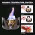 REDCAMP Mini Alcohol Stove for Backpacking - Lightweight Brass Spirit Burner with Aluminium Stand for Camping Hiking