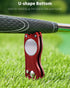 GreenHaven Golf Divot Repair Tool 2-6 Pack, Foldable Metal Green Tool with Magnetic Putt Alignment Marker