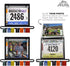 Gone For a Run BibFOLIO Plus Race Bib Holder and Medal Hanger Display for Runners