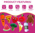 2 Pack Pizza Dog Toy with Squeaker, Plush Pizza Toys for Small, Medium, and Large Dogs (2 Slices)