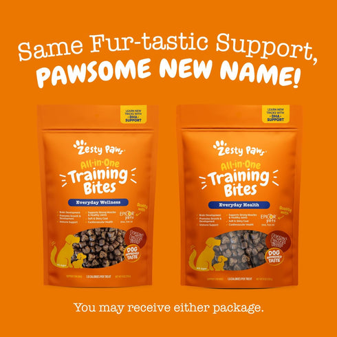 Zesty Paws 12oz Training Treats for Dogs & Puppies - Bacon Flavor with Fish Oil Omega 3 Fatty Acids