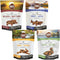 Smart Cookie All Natural Dog Treats - 4 Flavor Variety Pack (5oz Each), Healthy for Dogs & Puppies with Allergies