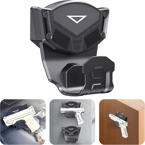 Magnetic Gun Mount with Trigger Guard Protection,Gun Magnet Mount for Most Guns | Indoor Gun Racks| Gun Holder Holster