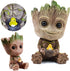TEEMO Aquarium Groot Air Bubbler Decorations, Resin Brown Air Bubbler for Fish Tank