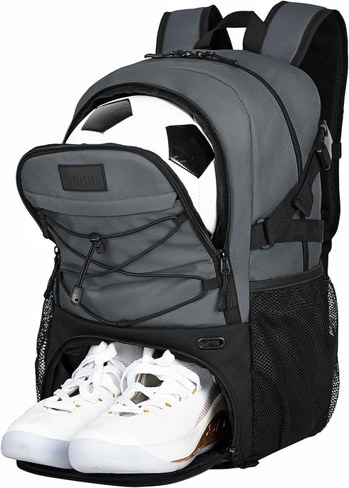 Goloni Soccer and Basketball Backpack - Ball and Shoe Compartment