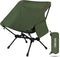 TOBTOS Ultralight Camping Chair, Portable Folding Chair Support 330 lbs, Compact Backpacking
