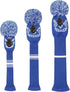 Scott Edward Golf Headcovers Set of 3 for Woods - Fits Driver (460cc), Fairway Wood & Hybrid (UT)