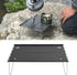 Locadence 11.7 8.3 3.3in Backpacking, Camping Table, X X Portable Ultra Light Aluminum Alloy Folding Camp Side Table