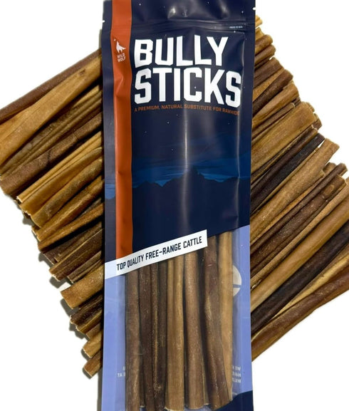 Wild Wolf Bully Sticks Wild Wolf 12 Beef CollySticks (1lb./~12 Sticks) 100% Natural - Single-Ingredient Collagen
