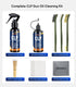 3.4oz 2oz CLP Gun Cleaning Oil Kit-Includes Gun Oil Needle Lubricant, Gun Brushes Reusable Cloth Swabs and Patches,Gun