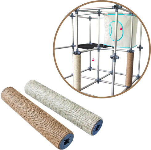 Catio Outdoor Cat Enclosure, Mega Kit for Outdoor and Indoor(Scratching Post)