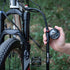 MTB High Pressure Shock Pump - 400 PSI Max for Fork & Rear Suspension with No-Loss Schrader Valve