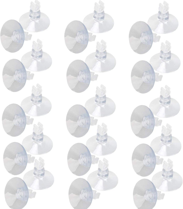 SLSON 30 Pack Aquarium Suction Cup Clips, Airline Tube Holders for Fish Tank Hose