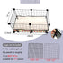 JOGEPEYO Chinchilla 1x2(12x24 inches), Guinea Pig Cage LinerWashable Waterproof Oxford Cloth Cage Liners for Small