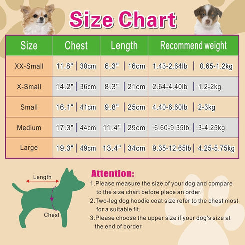 Jecikelon Winter Dog Hoodie Sweatshirts with Pockets Warm Dog Clothes for Small Dogs Chihuahua Coat Clothing Puppy Cat Custume (X-Small, Purple)