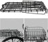 Commutes DOITOOL Folding Rear Bike Basket Black Wire Mesh Storage Gadget for Electric and Road Bikes Sturdy Cargo