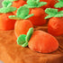 Chinchilla (12Carrot) Ferret Foraging Toys Novelty Carrot Snuffle Mat Interactive Pet Treat Enrichment Toys for Small